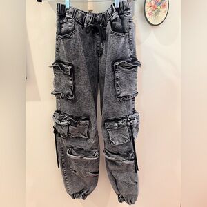 WFFS Black Utility Jeans EUC L